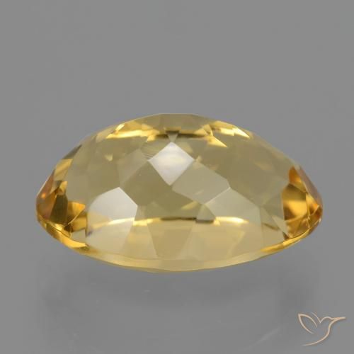 5.70克拉天然黄水晶，椭圆形，VVS