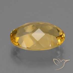 4.76克拉天然黄水晶，椭圆形，VVS-VS