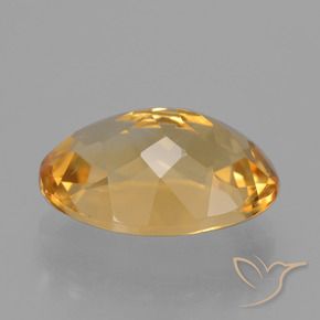 4.43克拉天然黄水晶，椭圆形，VVS-VS
