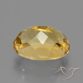 3.62克拉天然黄水晶，椭圆形，VVS