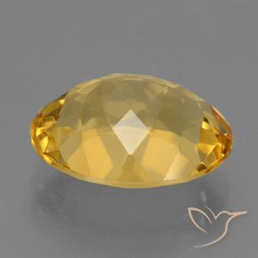 4.99克拉天然黄水晶，椭圆形，VVS