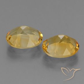 4.46克拉天然黄水晶，椭圆形，VVS-VS