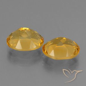 4.65克拉天然黄水晶，椭圆形，VVS