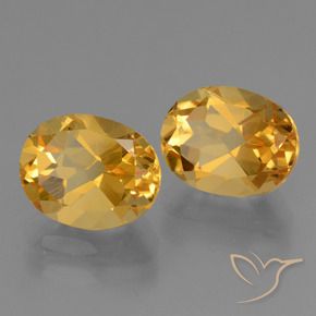 5.64克拉天然黄水晶，椭圆形，VVS-VS