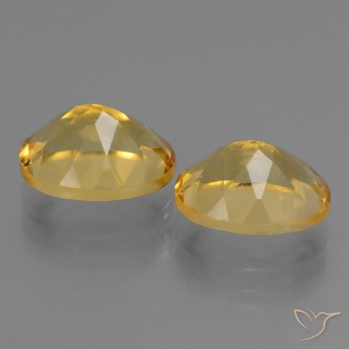 5.04克拉天然黄水晶，椭圆形，VVS-VS