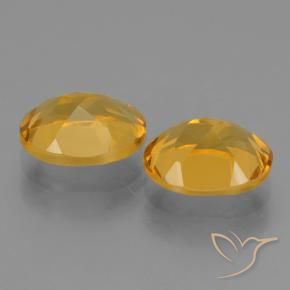 4.79克拉天然黄水晶，椭圆形，VVS-VS