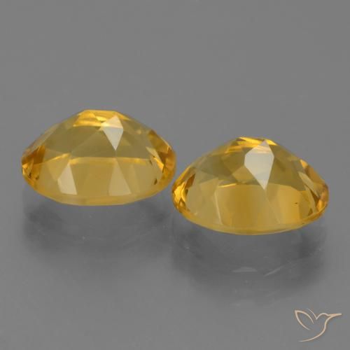 4.98克拉天然黄水晶，椭圆形，VVS