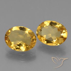 4.27克拉天然黄水晶，椭圆形，VVS-VS
