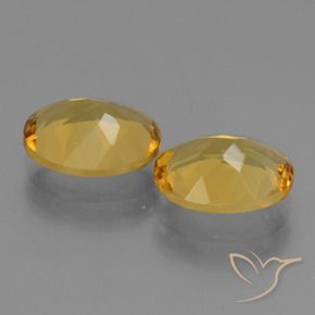 4.27克拉天然黄水晶，椭圆形，VVS-VS