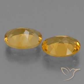 4.51克拉天然黄水晶，椭圆形，VS