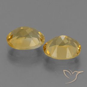 4.79克拉天然黄水晶，椭圆形，VVS