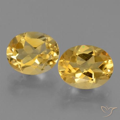 4.94ctw 天然 金色 黄水晶, 椭圆形, VVS