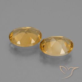 4.28克拉天然黄水晶，椭圆形，VVS-VS