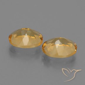 4.90克拉天然黄水晶，椭圆形，VS