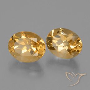 5.58克拉天然黄水晶，椭圆形，VVS-VS
