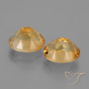 5.58克拉天然黄水晶，椭圆形，VVS-VS