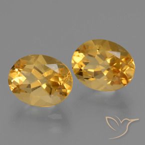 5.42克拉天然黄水晶，椭圆形，VVS-VS