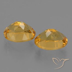 5.42克拉天然黄水晶，椭圆形，VVS-VS