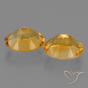 5.03克拉天然黄水晶，椭圆形，VVS