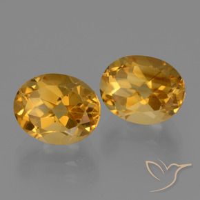 5.62克拉天然黄水晶，椭圆形，VVS-VS