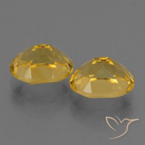 5.12克拉天然黄水晶，椭圆形，VVS-VS