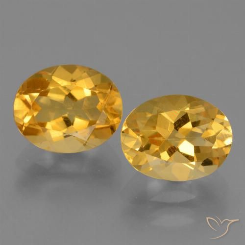 5.09ctw 天然 深金色 黄水晶, 椭圆形, VVS
