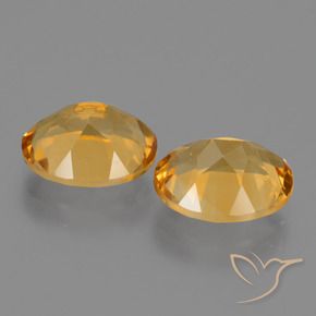 4.90克拉天然黄水晶，椭圆形，VS