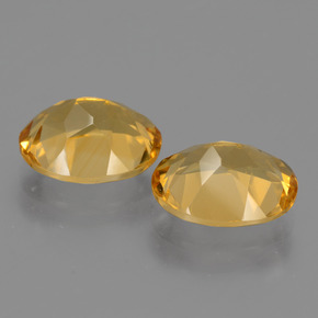 4.66天然金色黄水晶，椭圆形切割，10.1×8.2毫米，VVS-VS