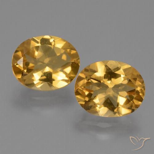 4.72ctw 天然 黄金色 黄水晶, 椭圆形, VVS-VS