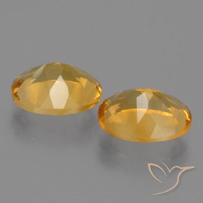 4.72克拉天然黄水晶，椭圆形，VVS-VS