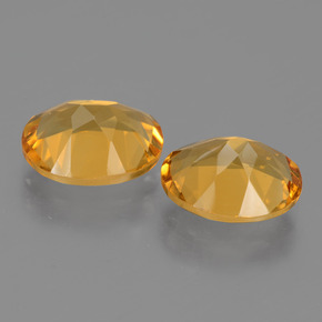 4.51天然金色黄水晶，椭圆形切割，9.9×7.9毫米，VVS-VS