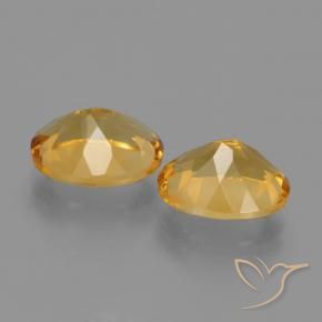 4.79克拉天然黄水晶，椭圆形，VVS-VS