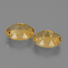 4.81天然金色黄水晶，椭圆形切割，10.1×7.9毫米，VVS