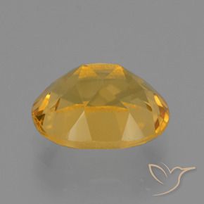 2.50克拉天然黄水晶，椭圆形，VVS-VS