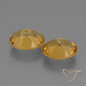 4.76克拉天然黄水晶，椭圆形，VVS