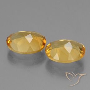 4.52克拉天然黄水晶，椭圆形，VVS-VS