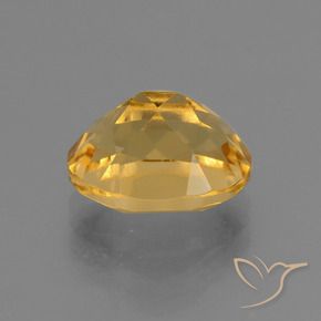 3.09克拉天然黄水晶，椭圆形，VVS-VS