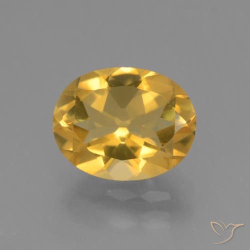 2.32ct 天然 金色 黄水晶, 椭圆形, VVS-VS