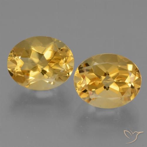 5.77ctw 天然 中金 黄水晶, 椭圆形, VVS
