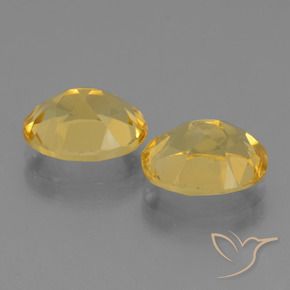 4.60克拉天然黄水晶，椭圆形，VS