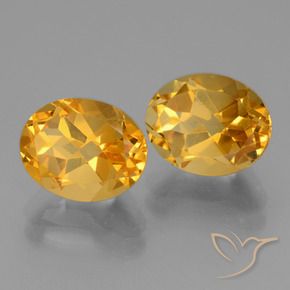 5.40克拉天然黄水晶，椭圆形，VVS-VS
