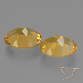 4.29克拉天然黄水晶，椭圆形，VVS-VS