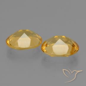 4.29克拉天然黄水晶，椭圆形，VS