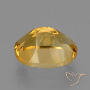 2.88克拉天然黄水晶，椭圆形，VVS-VS