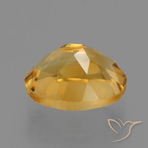 2.74克拉天然黄水晶，椭圆形，VVS