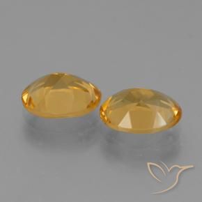4.46克拉天然黄水晶，椭圆形，VS