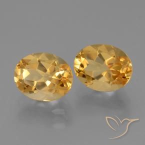 5.10克拉天然黄水晶，椭圆形，VVS