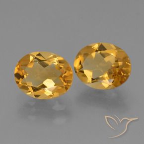 4.75克拉天然黄水晶，椭圆形，VVS-VS