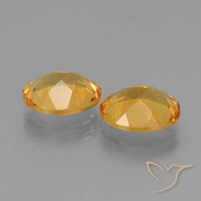 4.31克拉天然黄水晶，椭圆形，VVS-VS