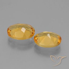 4.47克拉天然黄水晶，椭圆形，VVS